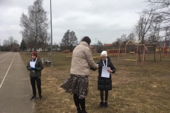 Anna Reimane 5.b saņem apbalvojumu par  2. vietu
