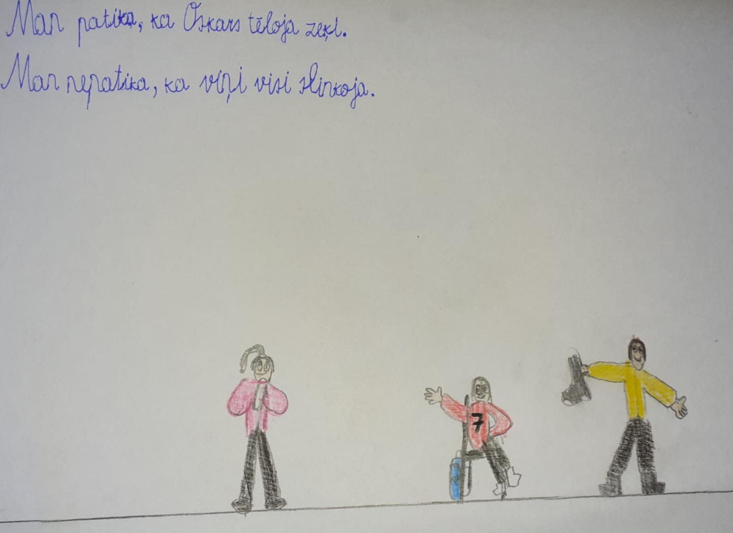 1.klases skolēna darbs