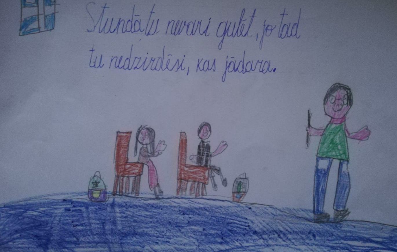 1.klases skolēna darbs