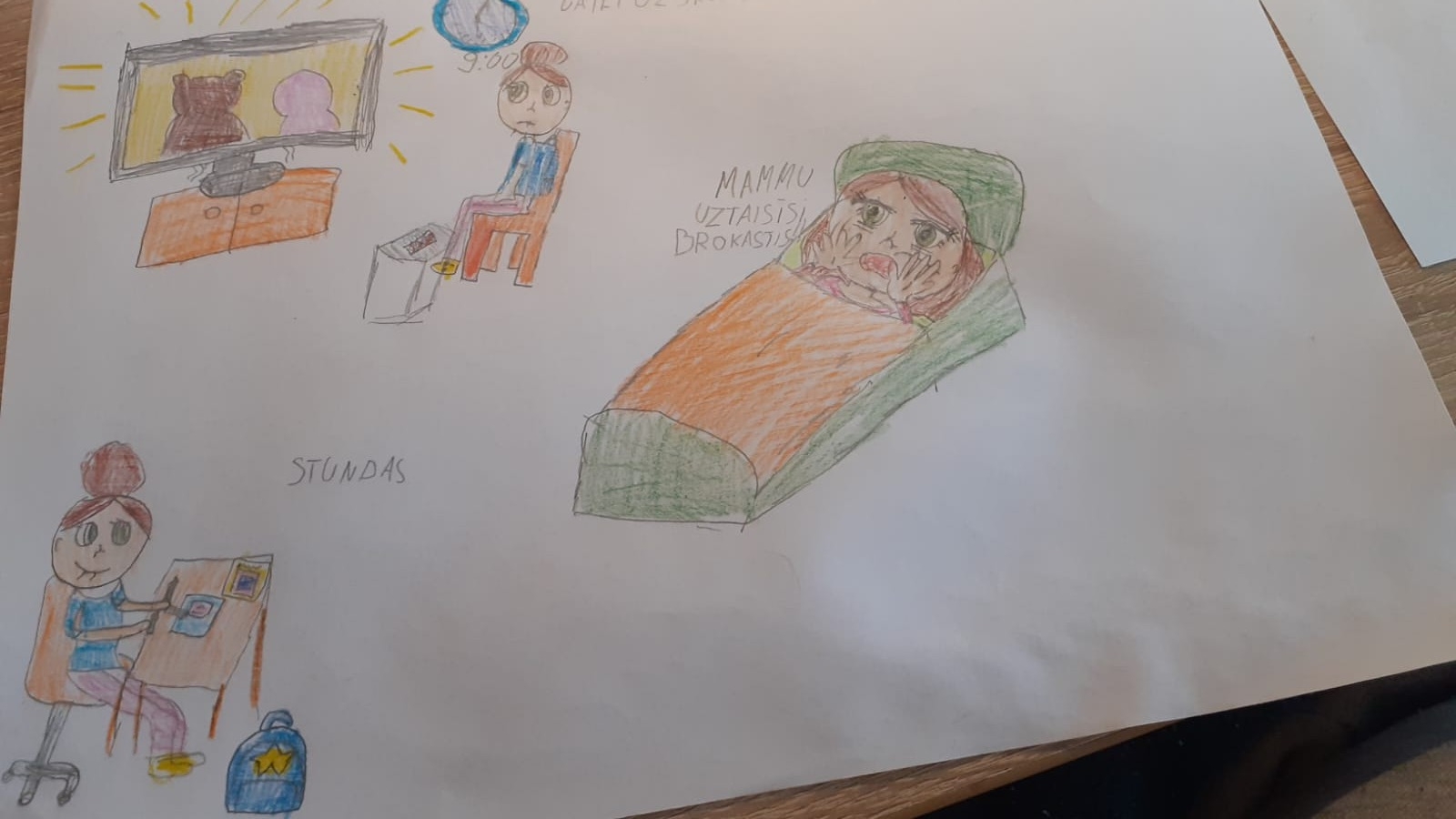 2.klases skolēna darbs